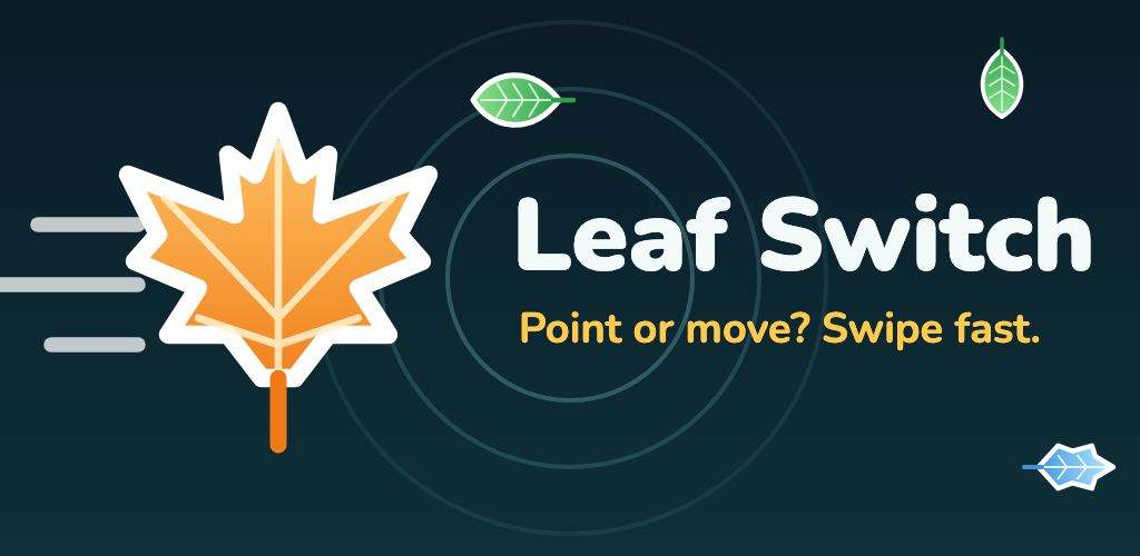 Leaf Switch: green, orange and frost leaves on a night pond